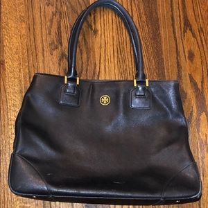 Black Tory Burch purse - Robinson tote